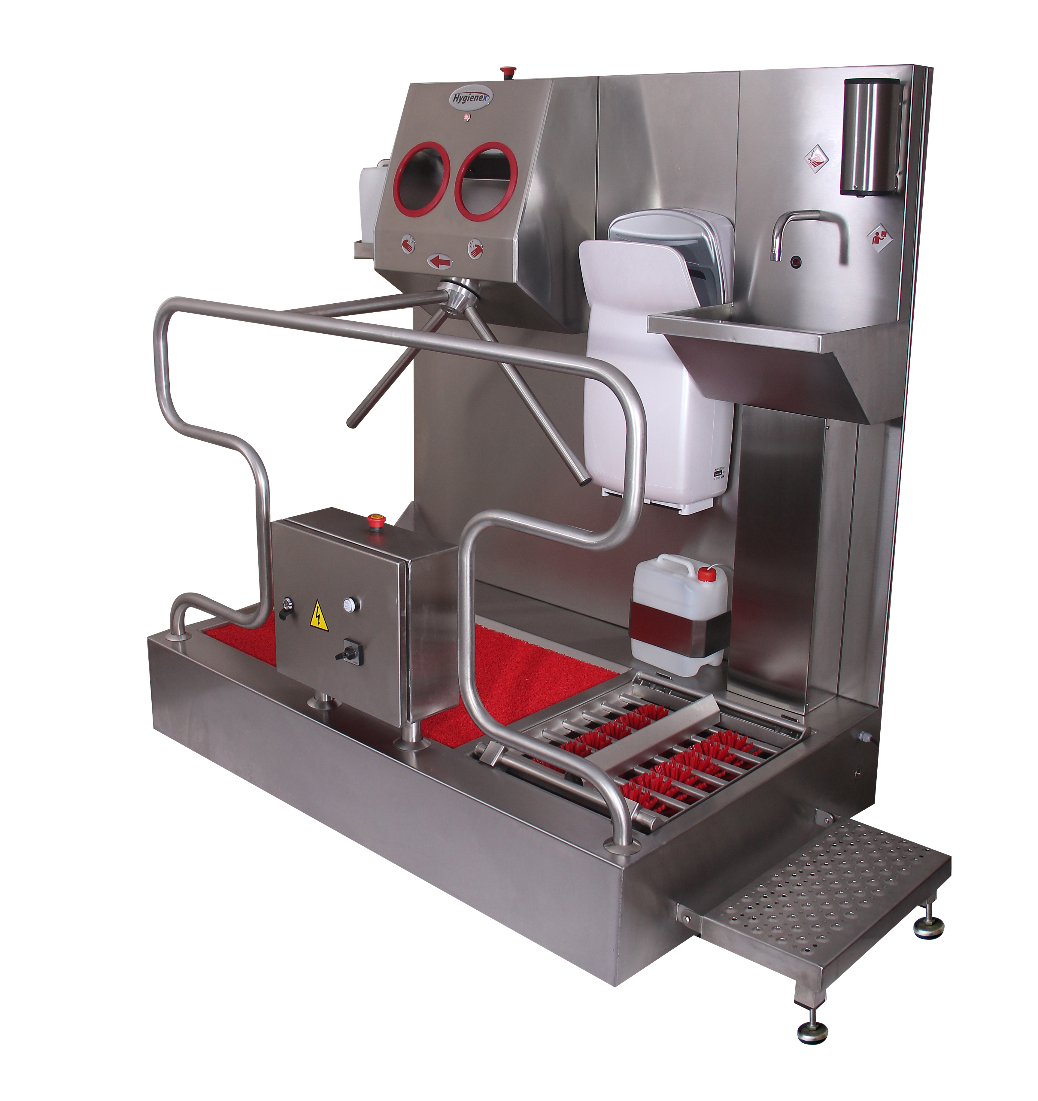 HGX-108 HYGIENEBARRIERE MIT BODENBÜRSTENSYSTEM