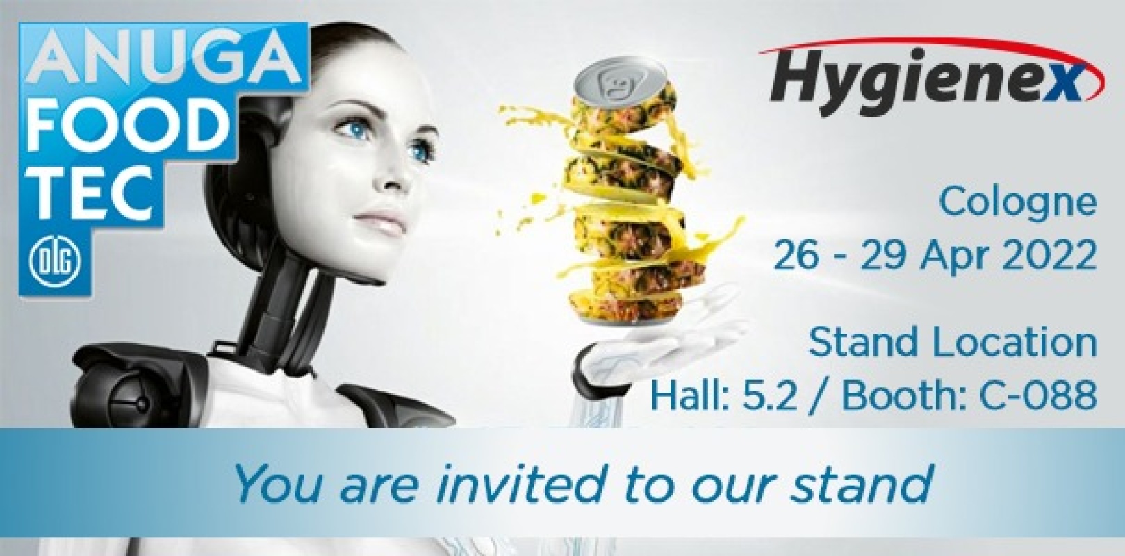 26-29 Nisan Köln Anuga FoodTec fuarinda yerimizi aldik
